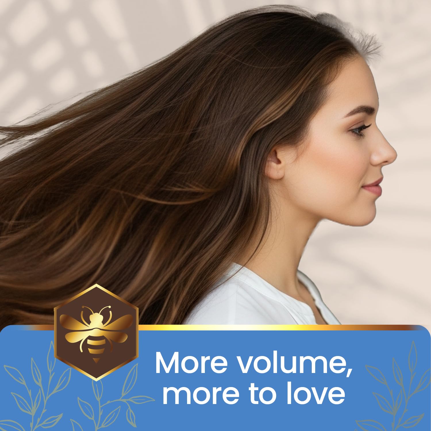 Tio Nacho fine hair volume test showing plumper strands.