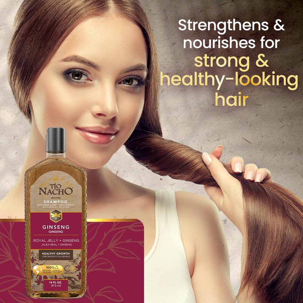 Tio Nacho shampoo bottle with rich lather for daily cleansing.
