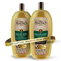 Tio Nacho Mexican Herbs Shampoo bottle for fortifying daily routine.