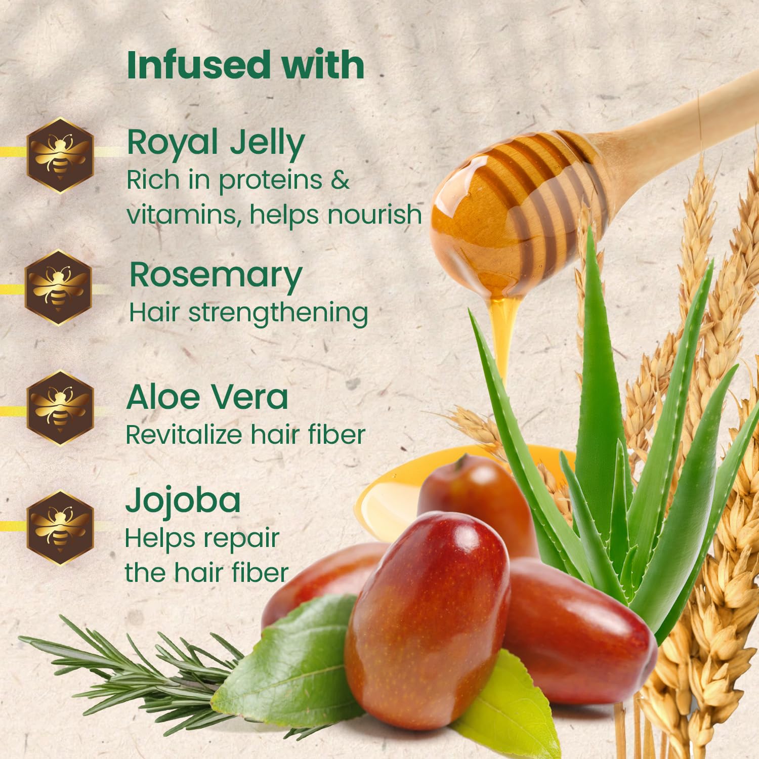 Tio Nacho Mexican Herbs Shampoo honey scent closeup aroma