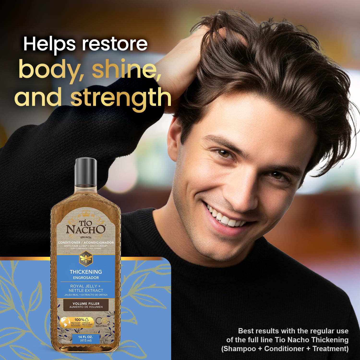 Tio Nacho Royal Jelly nourishing formula emphasizes vitality during use