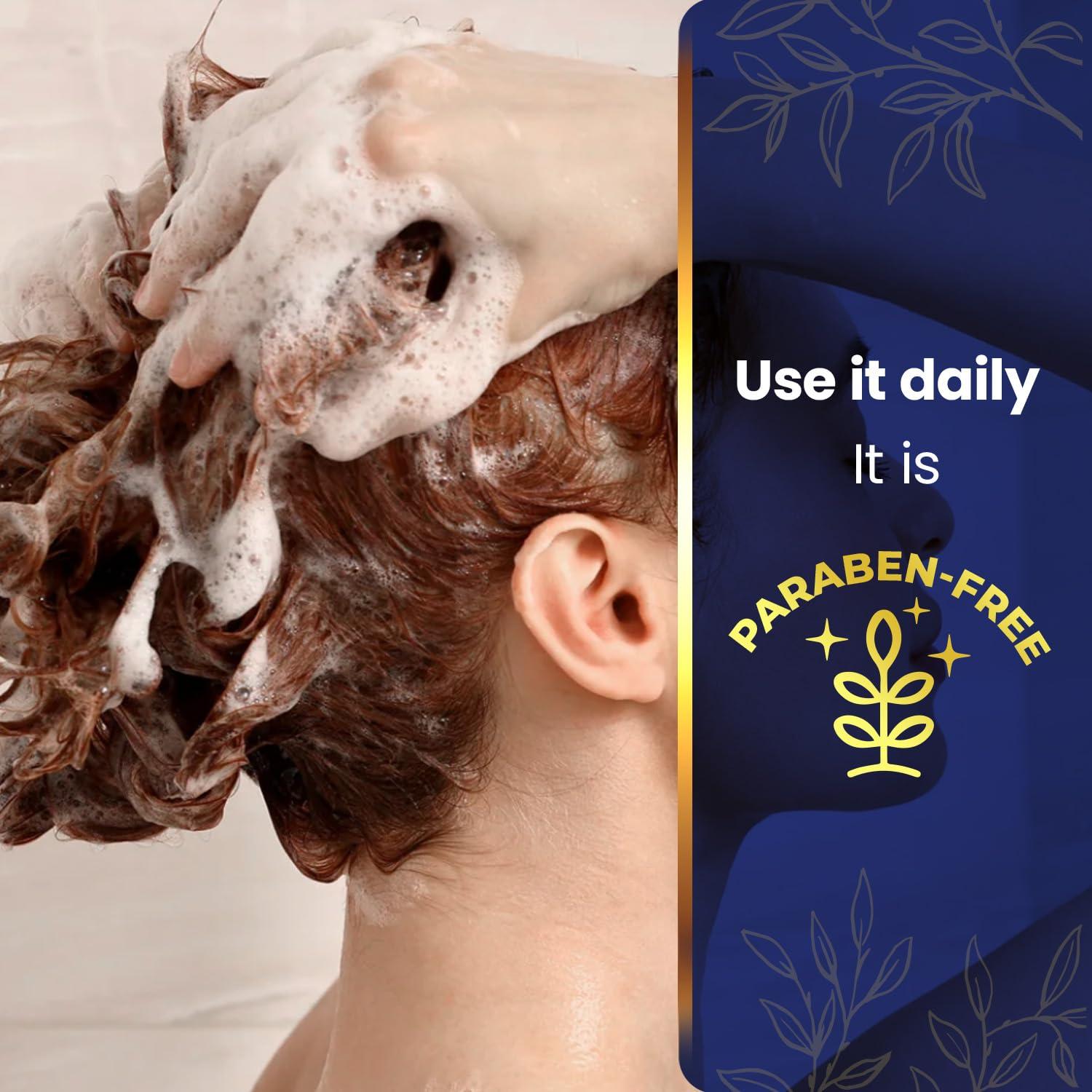 Tio Nacho thickening shampoo and conditioner duo on a bathroom shelf.