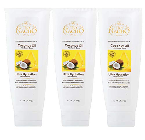 Tio Nacho Ultra-Moisturizing Treatment bottle delivers deep hydration for dry hair.