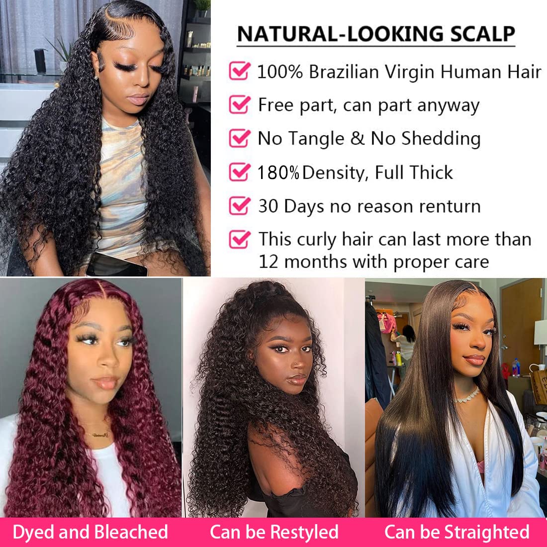 Tipiuli Bleached knots ready-to-style deep wave wig for versatile looks