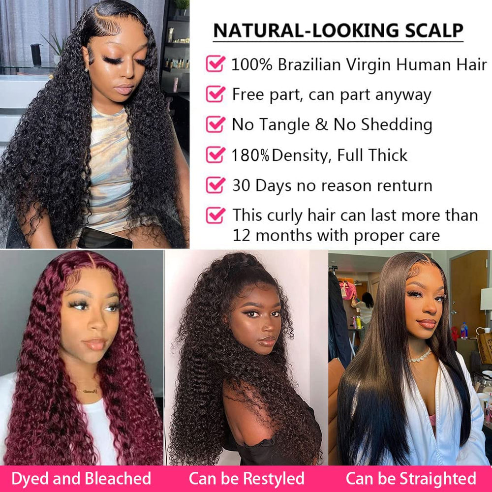 Tipiuli Bleached knots ready-to-style deep wave wig for versatile looks