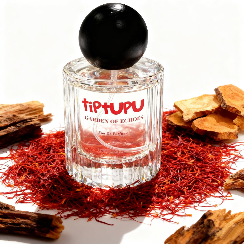 tiptupu forest-inspired finish hints at versatile day-to-night use.