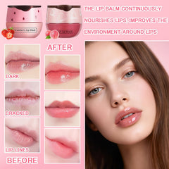 TIRDET lip balm applicator shown for neat, mess-free reapplication