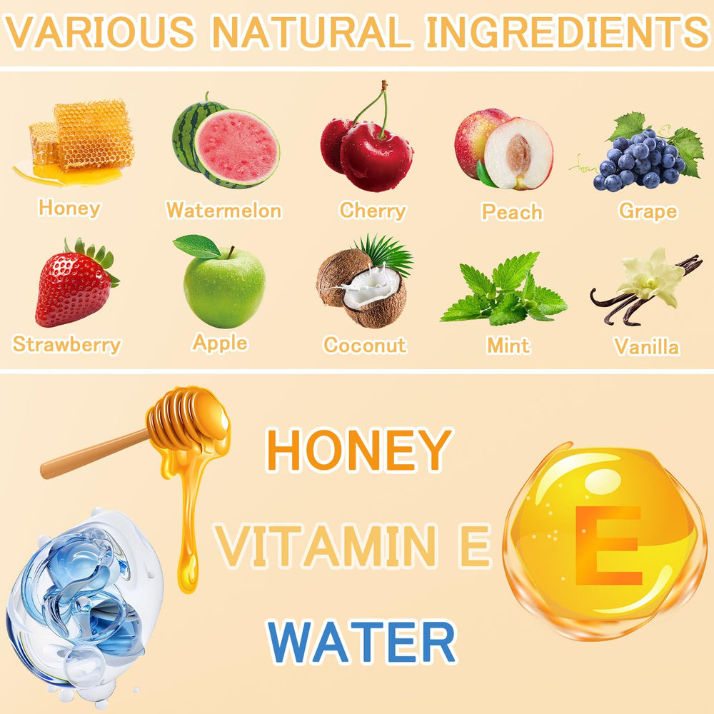 TIRDET natural ingredients include propolis, coconut, and fruit extracts