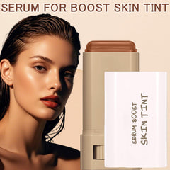 TIRDET tinted moisturizer texture close-up shows silky blendability.