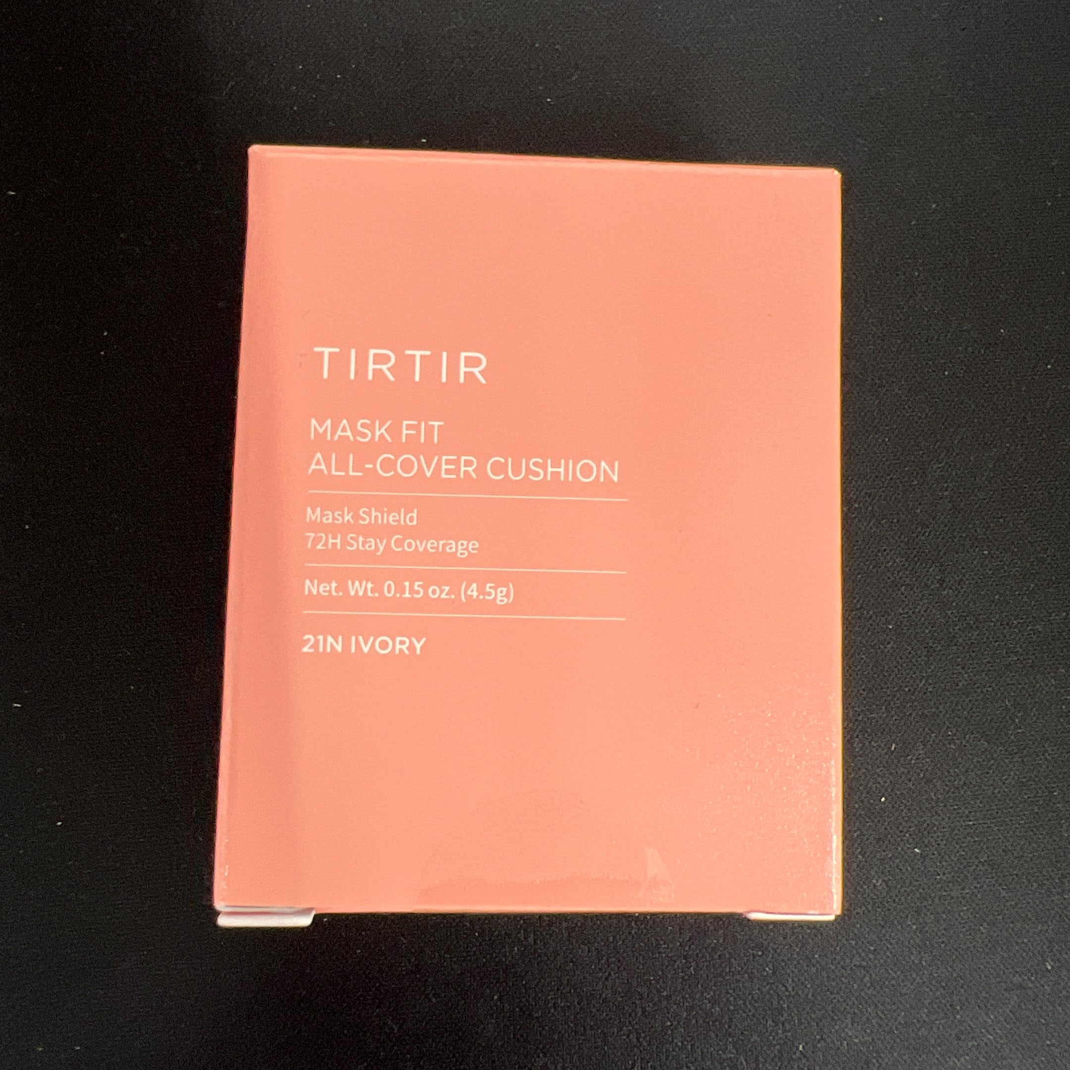 TIRTIR 72-hour-wear graphic suggests extended wear and smudge resistance.