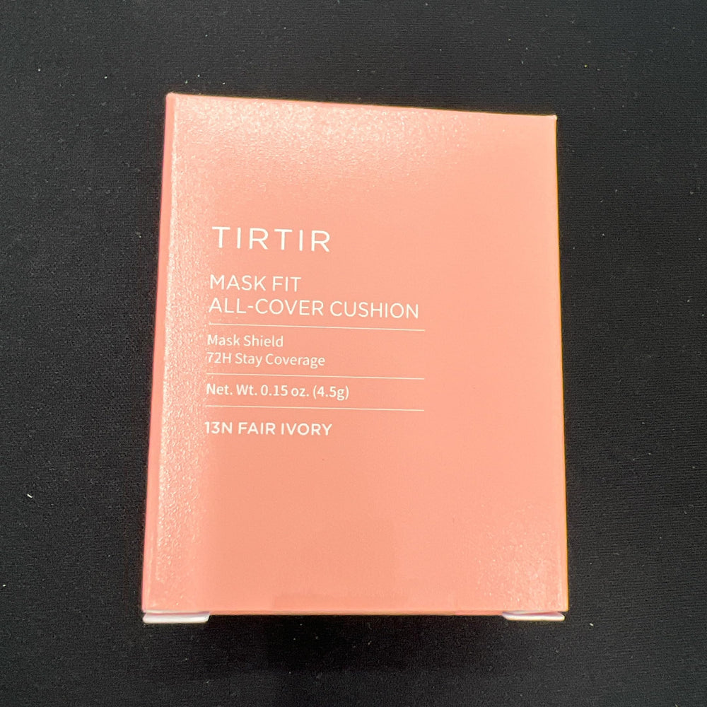 TIRTIR All Cover Pink Cushion packaging shows shade 13N Fair Ivory.