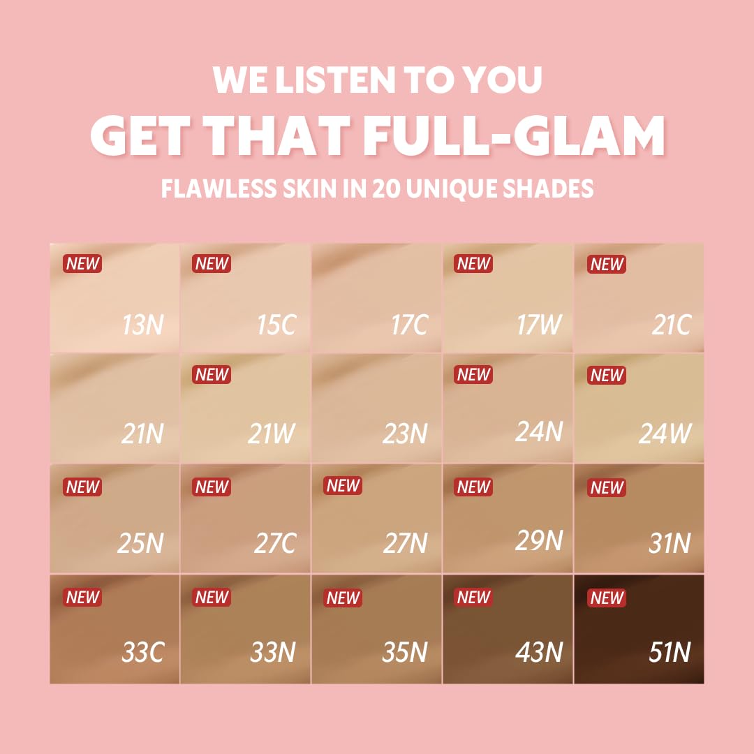 TIRTIR All Cover Pink Cushion skin-fit application for natural long-lasting coverage.