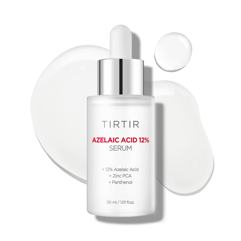 TIRTIR Azelaic Acid 12% Serum bottle for calm, balanced skin.