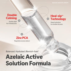 TIRTIR Azelaic Acid 12% Serum on skin shows fast absorption.