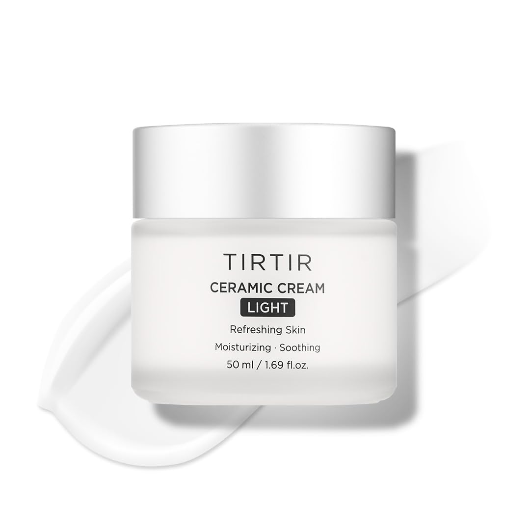 TIRTIR Ceramic Cream Light jar front for dry skin hydration