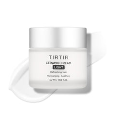 TIRTIR Ceramic Cream Light jar front for dry skin hydration