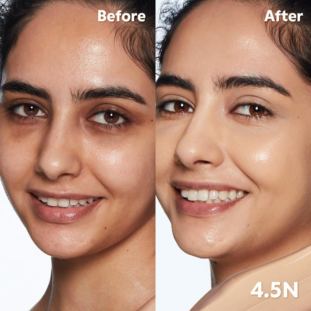 Crease-proof coverage helps natural, long-lasting radiance.