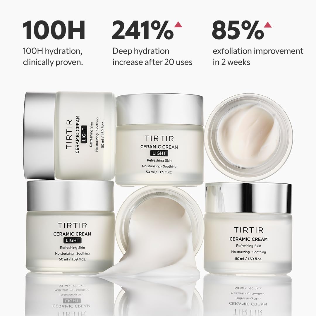 TIRTIR fragrance-free and mineral oil-free formula for sensitive skin