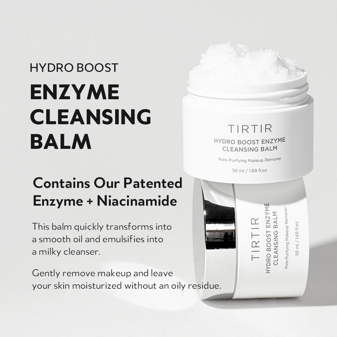 Texture during application shows balm melting into skin for easy cleansing.
