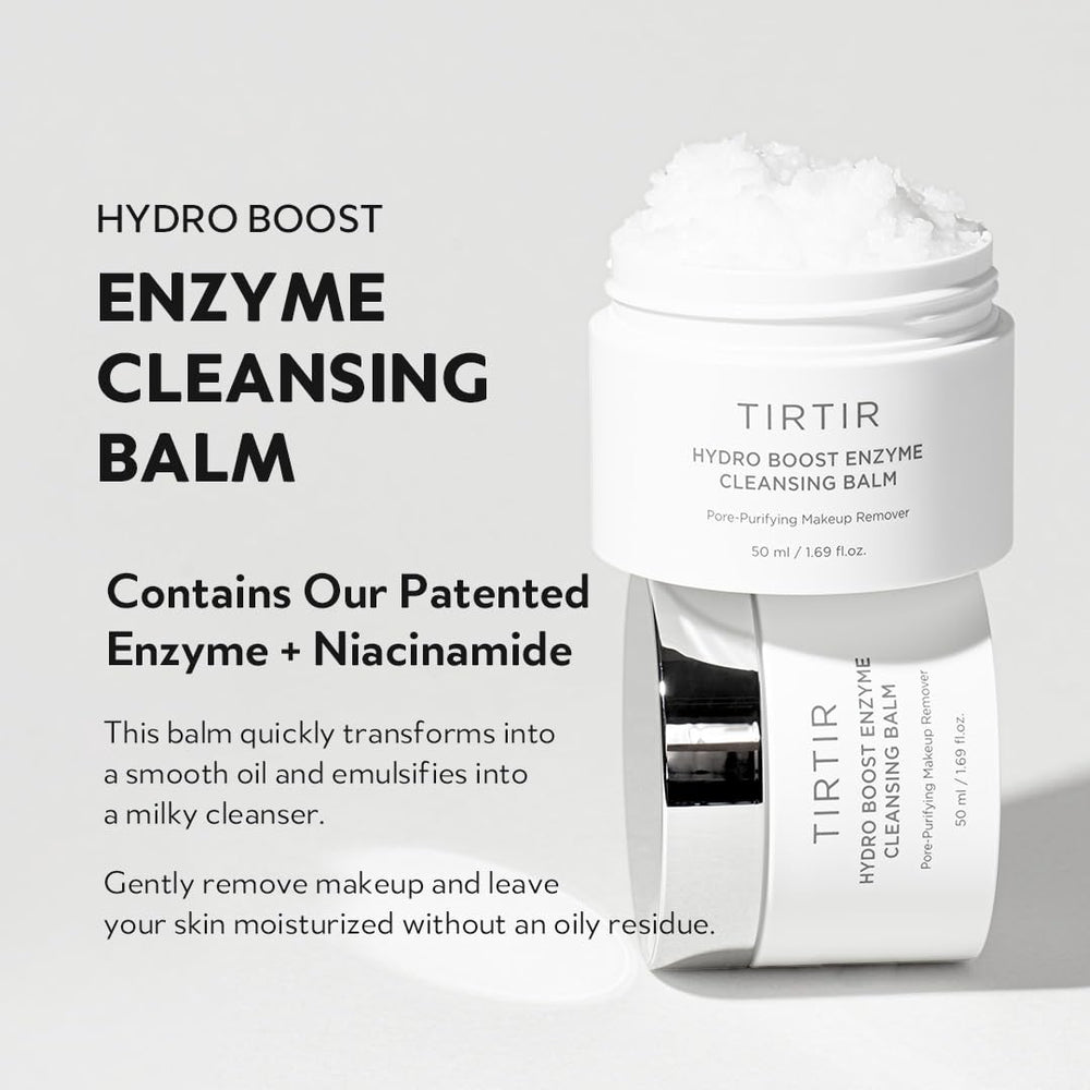 Texture during application shows balm melting into skin for easy cleansing.