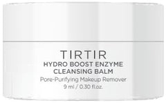 TIRTIR Hydro Boost Enzyme Cleansing Balm bottle close-up for gentle makeup removal and hydration.