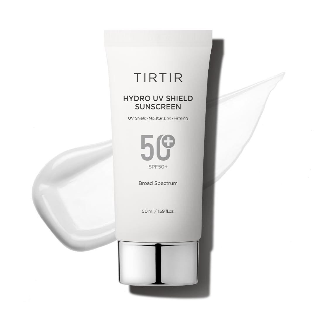 TIRTIR Hydro UV Shield bottle with lightweight SPF protection.