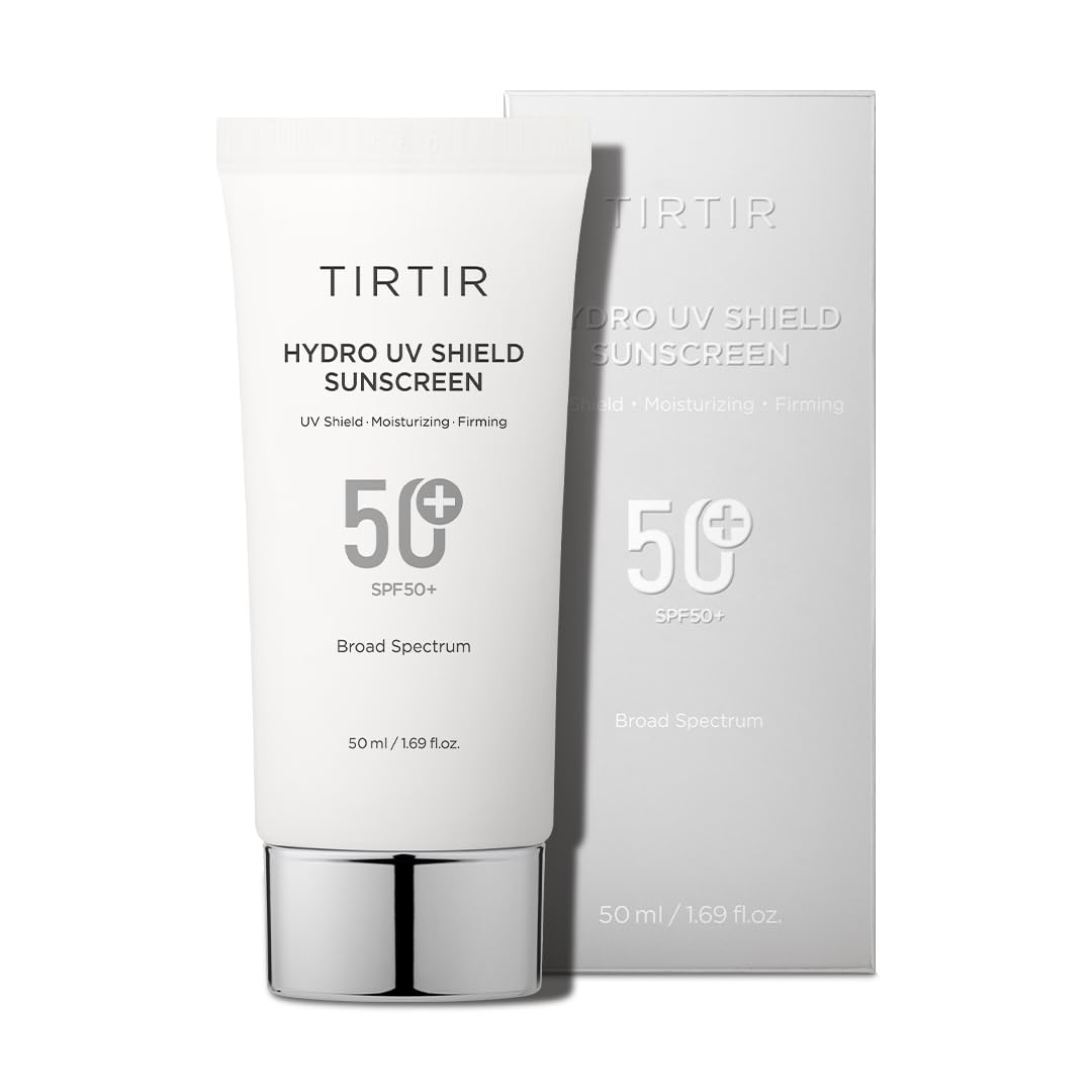TIRTIR Hydro UV Shield creamy texture close-up showing smooth application.