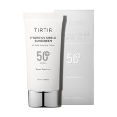 TIRTIR Hydro UV Shield creamy texture close-up showing smooth application.