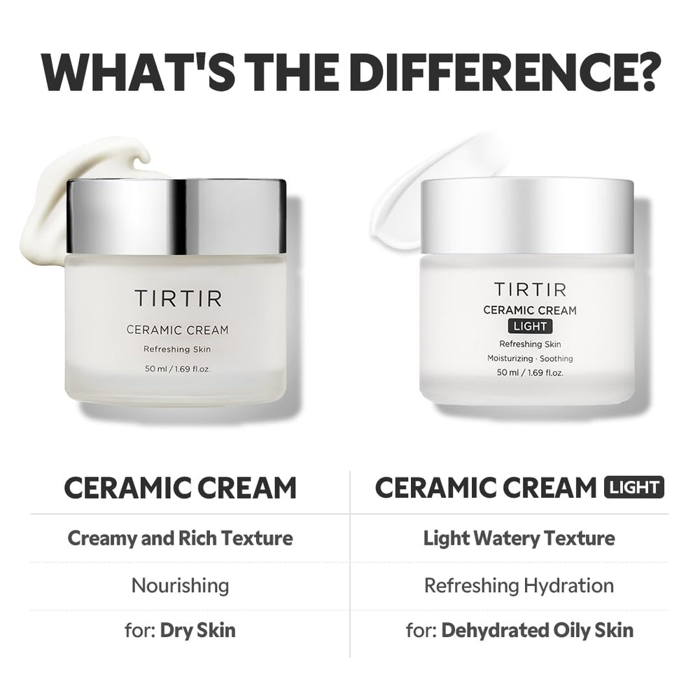 TIRTIR lightweight night cream absorbing quickly for overnight hydration