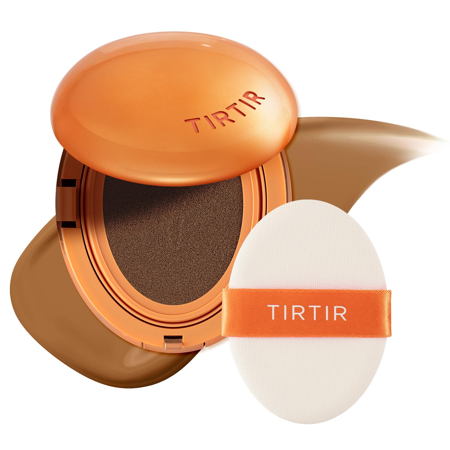 TIRTIR Mask Fit AI Cushion compact for on-the-go touch-ups with semi-matte finish.