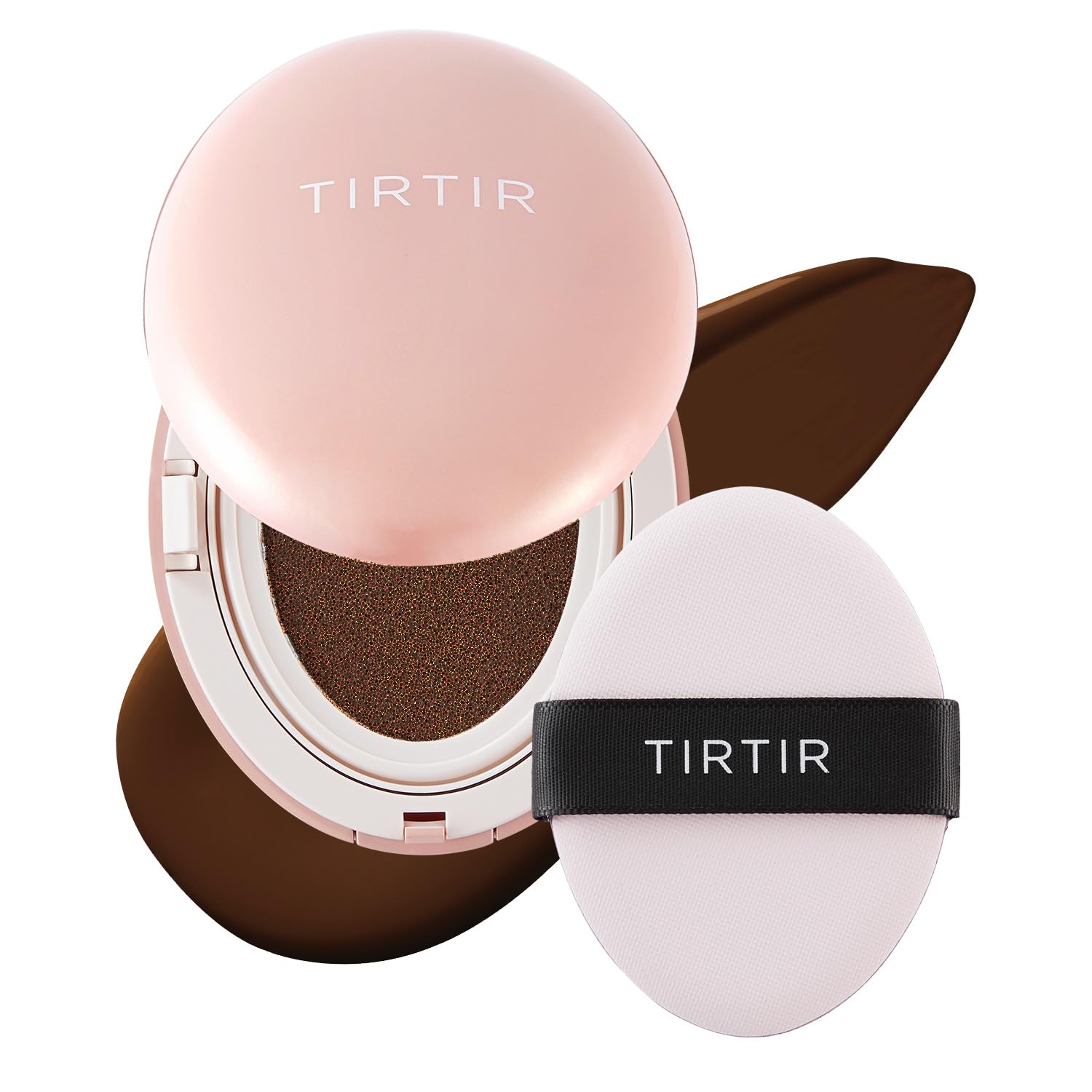 TIRTIR Mask Fit All Cover Pink Cushion compact delivers skin-fit coverage.