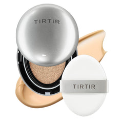 TIRTIR Mask Fit Aura Silver Cushion compact open showing luminous base
