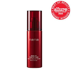 TIRTIR Mask Fit Fixer mist dispersion demonstrates even spray for lasting makeup