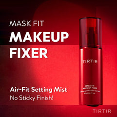 TIRTIR Mask Fit Fixer spray application for quick, weightless setting
