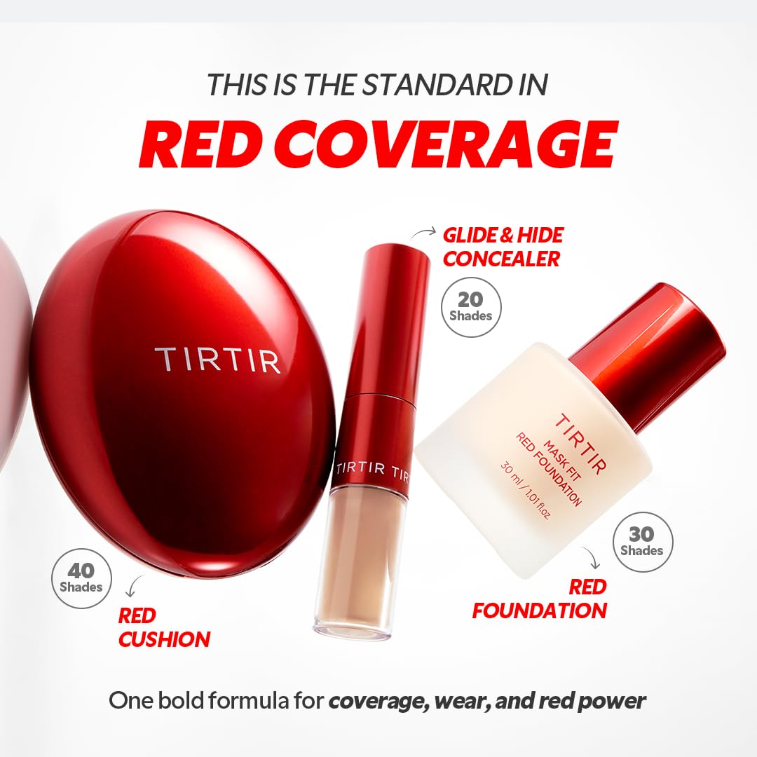 TIRTIR Mask Fit Red Foundation hydration essence keeps skin refreshed