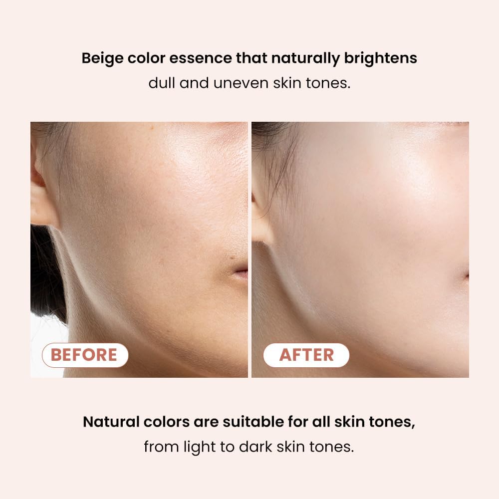 TIRTIR Mask Fit Tone Up Essence glass skin finish preview.