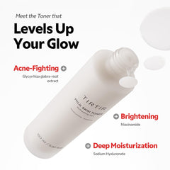 Step-by-step application of TIRTIR Milk Skin Toner in daily routine