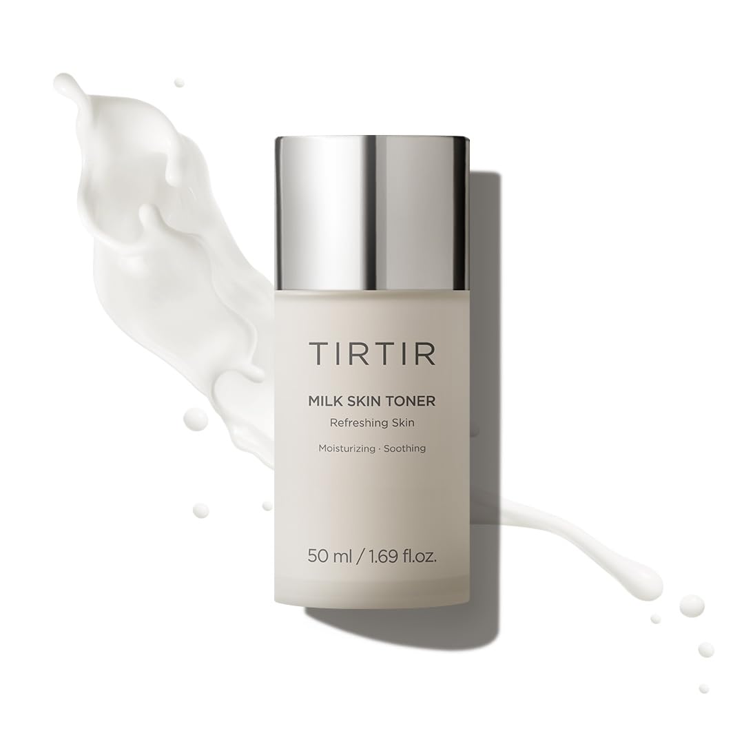 TIRTIR Milk Skin Toner bottle front showing hydration-ready skin prep