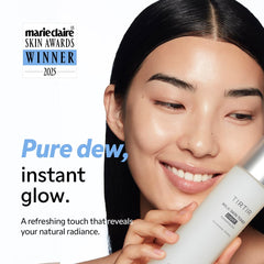 TIRTIR Milk Skin Toner Light pump showing light, non-sticky texture for easy application