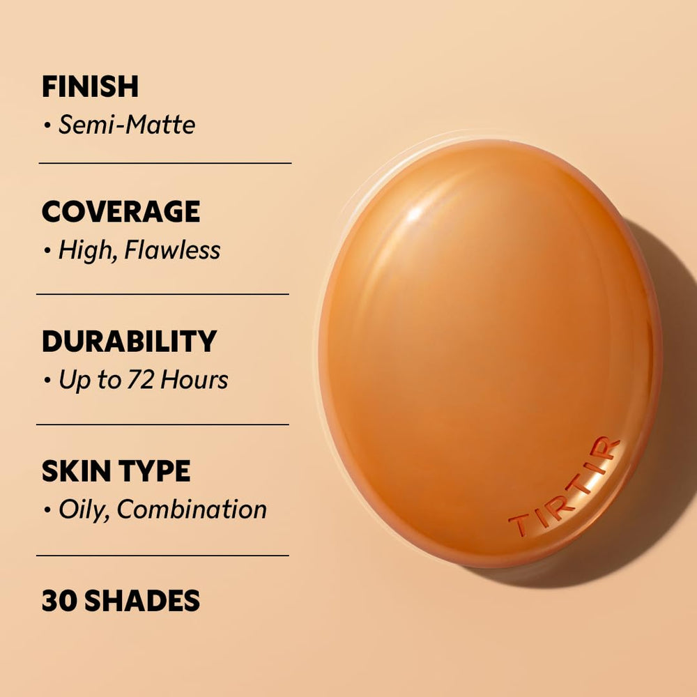 TIRTIR Mini Size 72-hour coverage look showcases long-wear and durability.