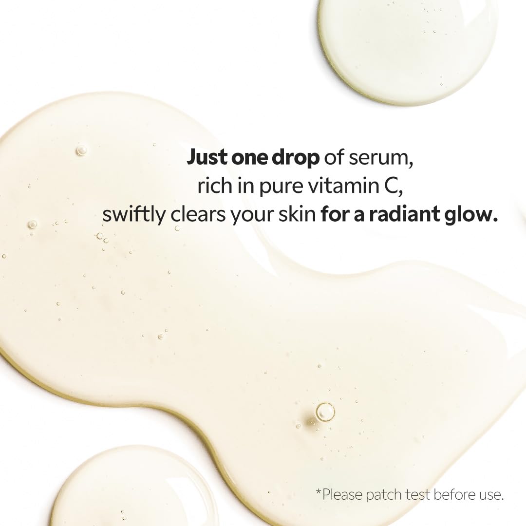 TIRTIR Pure Vitamin C 24% serum application on hand demonstrates quick absorption.