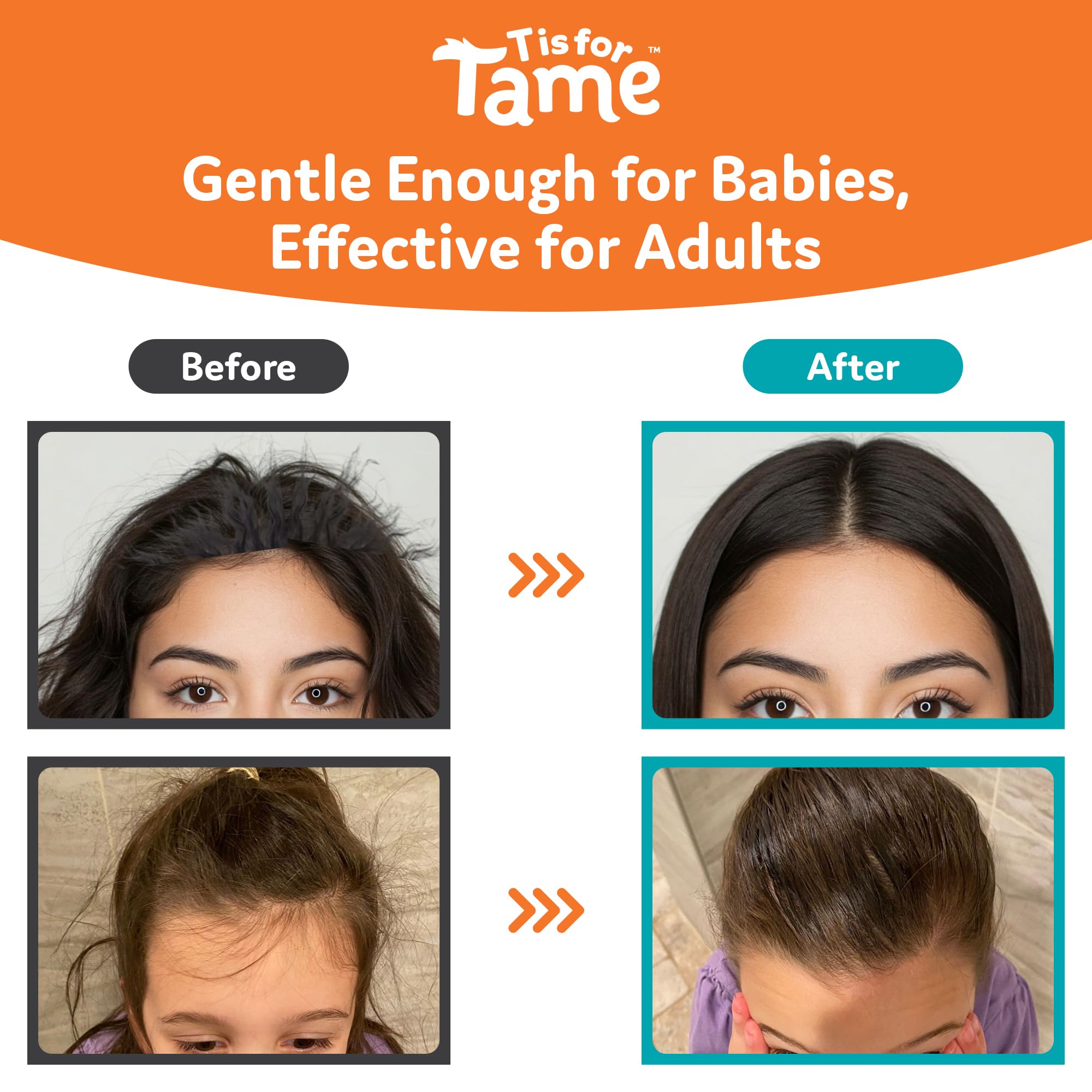 T is for Tame plant-based antioxidants nourish while smoothing.