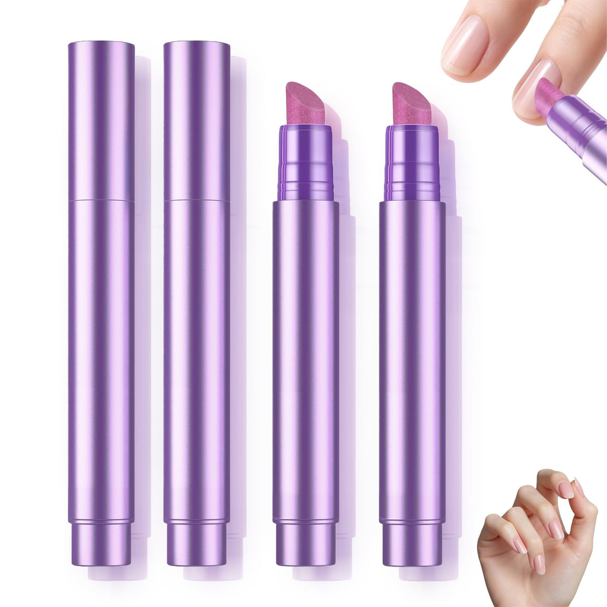 TIUSUTA 3-in-1 Cuticle Oil Pen with Ceramic Tip for nails.