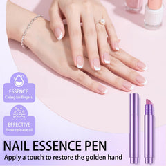 TIUSUTA Cuticle Pusher Nail Oil Pen for on-the-go use.