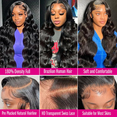 Tiwugi 13x4 HD lace front reveals natural parting for versatile styling