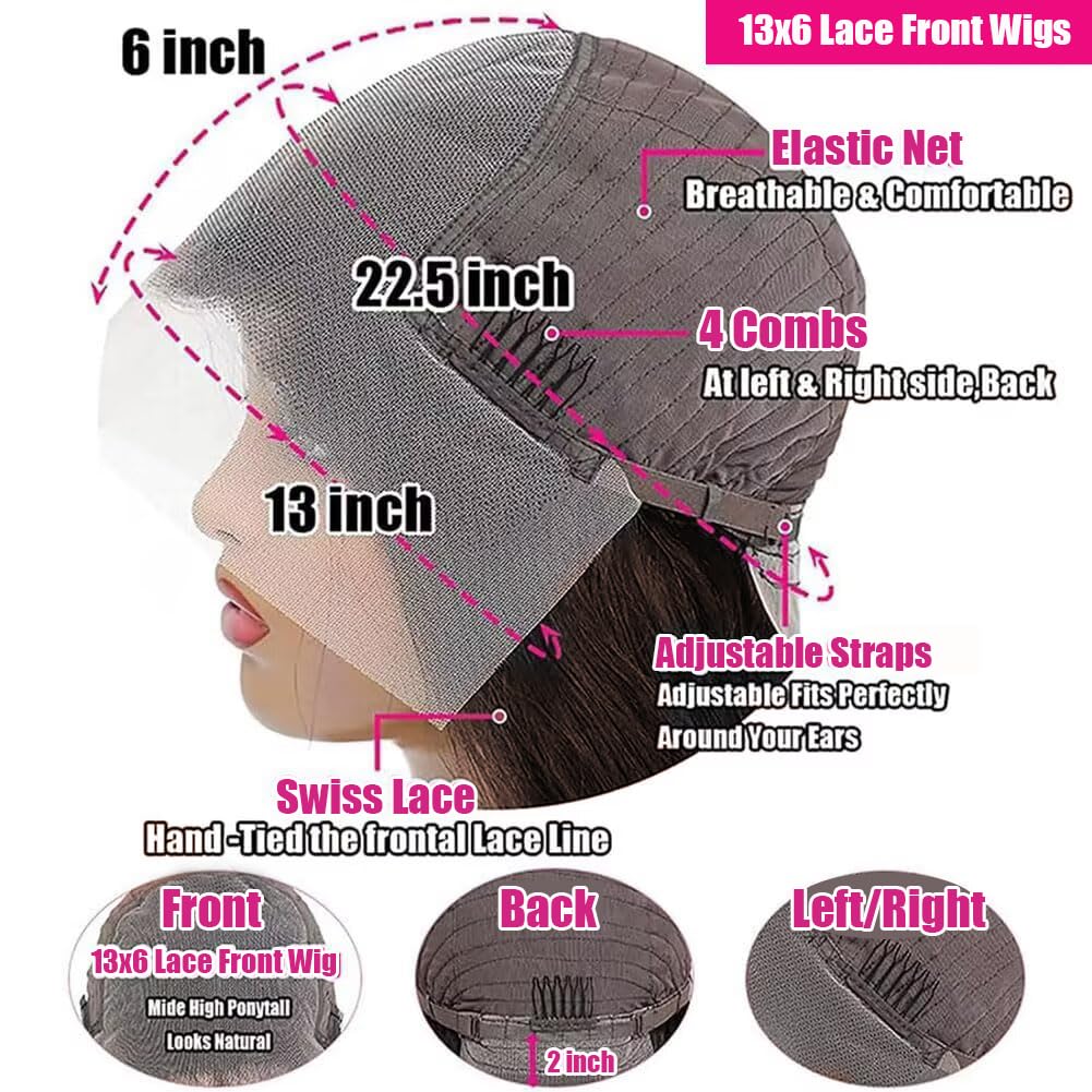 Tiwugi pre-plucked cap lace front wig for beginner-friendly installation.