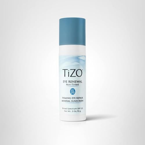 TIZO Eye Renewal SPF20 finished makeup look with subtle, protected glow