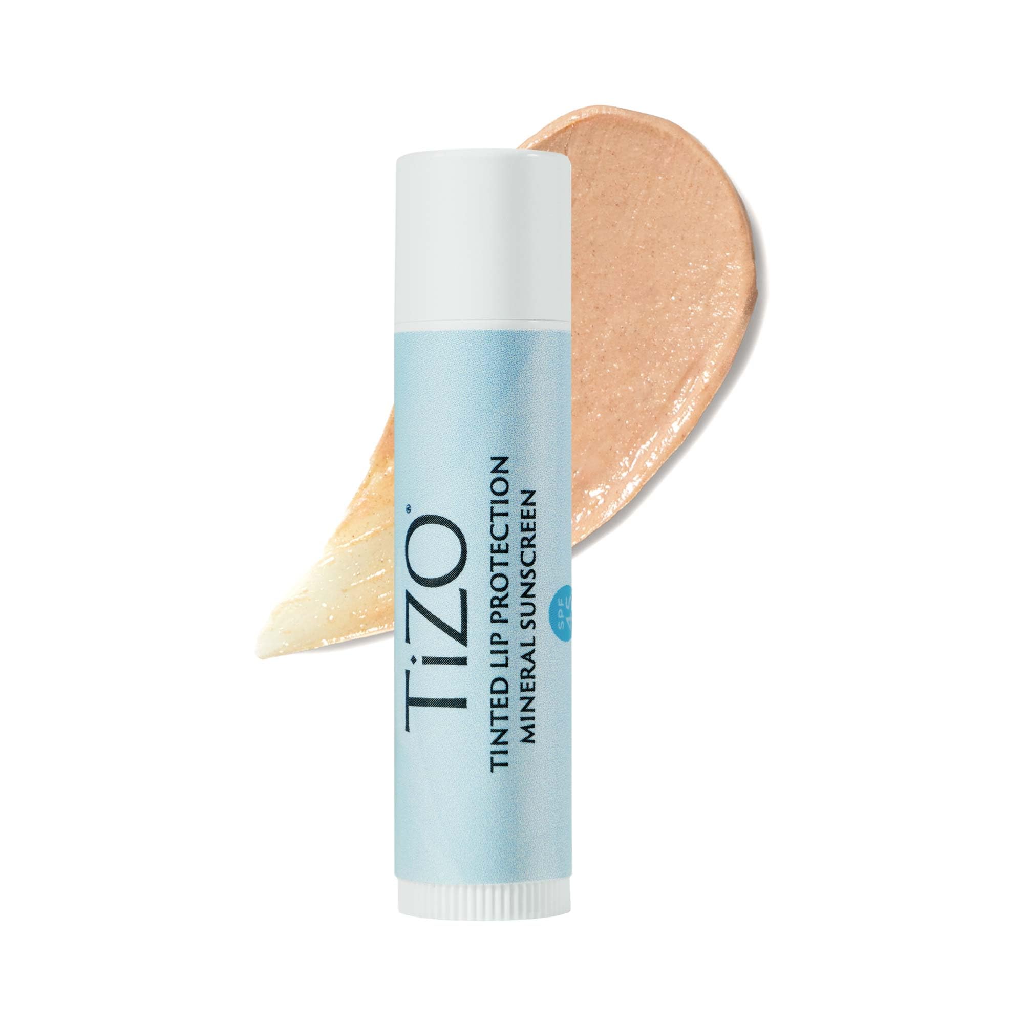 TiZO Lip Protection tinted balm with mineral SPF and subtle color.