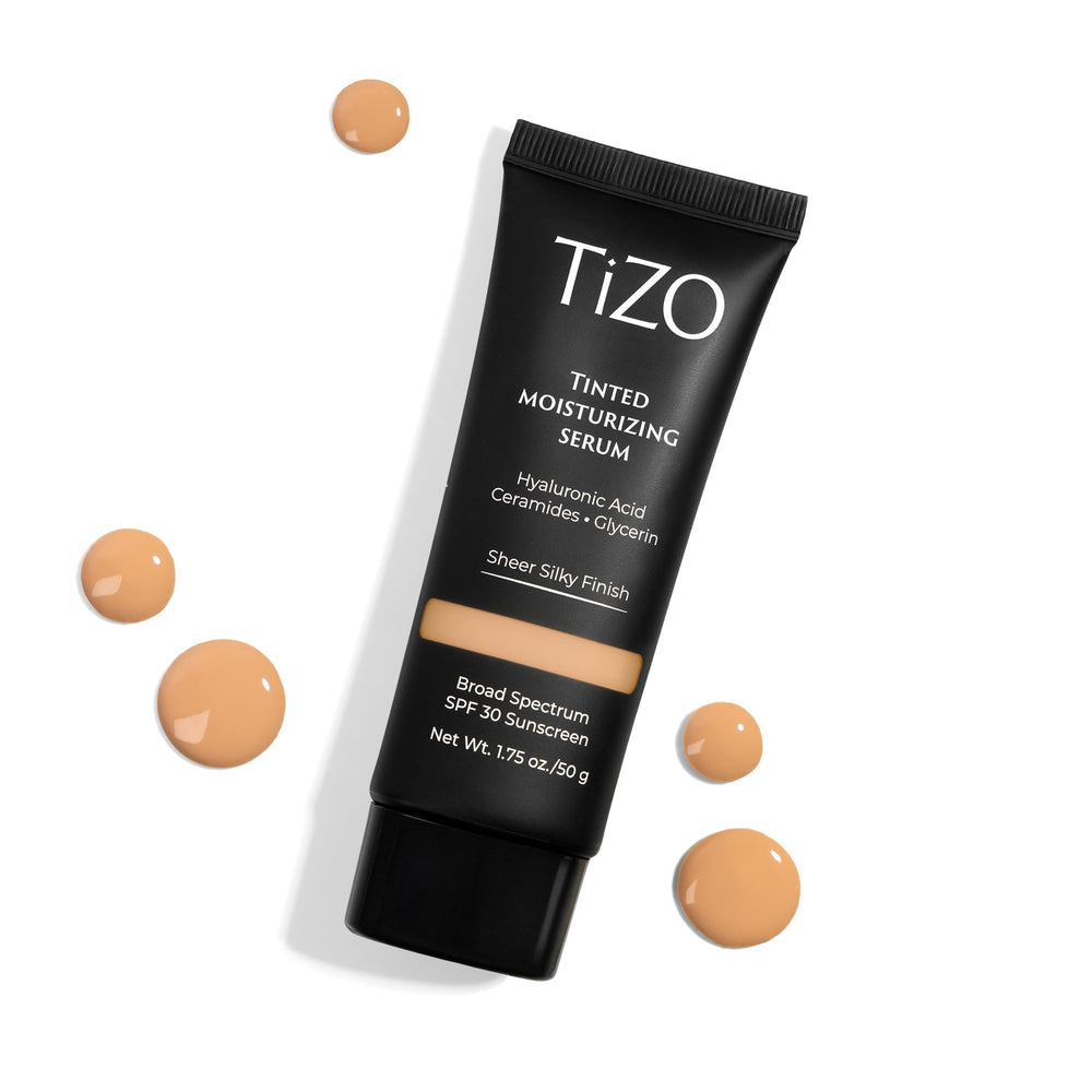 TIZO SPF 30 glow concept shows protected, healthy-looking skin after daily use.