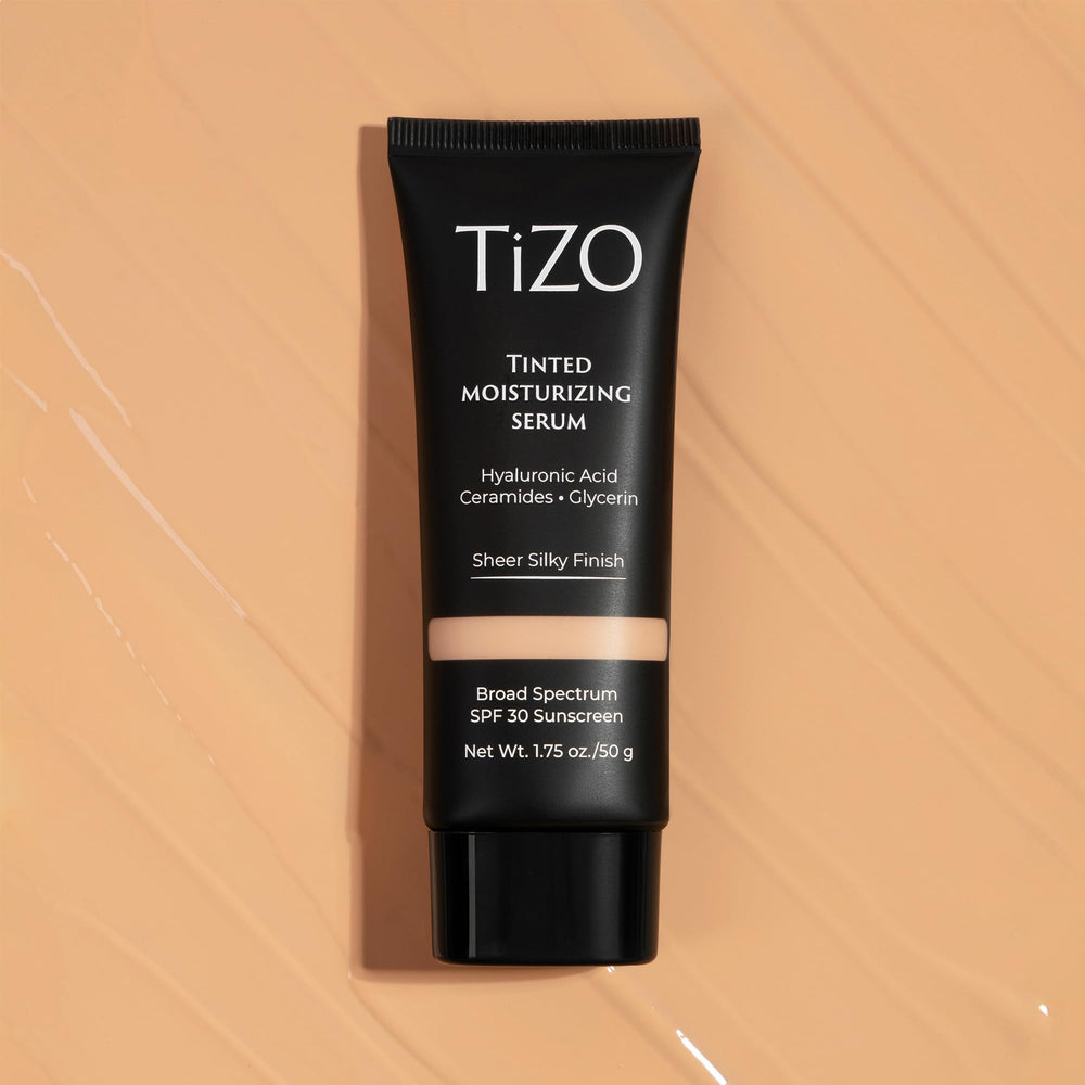 TIZO shade Light-Medium swatch on skin for even-toned finish